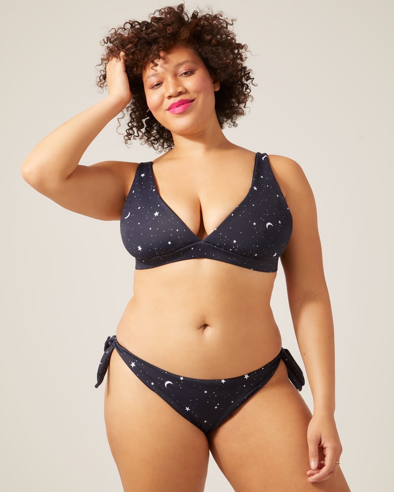 Front of plus size Plunge Top by KITTY AND VIBE | Dia&Co | dia_product_style_image_id:156289